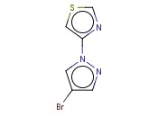 1-(THIAZOL-4-YL)-<span class='lighter'>4-BROMOPYRAZOLE</span>