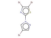 1-(4,5-DIBROMOTHIAZOL-2-YL)-<span class='lighter'>4-BROMOPYRAZOLE</span>