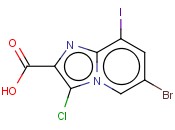 6-BROMO-3-CHLORO-8-IODOIMIDAZO[1,2-A]PYRIDINE-2-CARBOXYLIC ACID