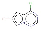 6-BROMO-4-CHLOROPYRROLO[<span class='lighter'>1,2</span>-F][1,2,4]TRIAZINE