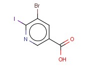5-BROMO-6-IODO-3-PYRIDINECARBOXYLIC ACID
