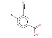 6-BROMO-5-<span class='lighter'>CYANOPYRIDINE</span>-3-CARBOXYLIC ACID