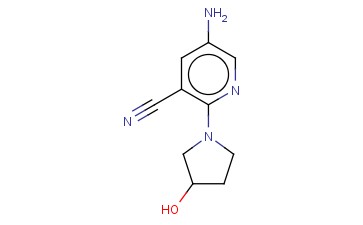 5-AMINO-2-(3-HYDROXYPYRROLIDIN-1-YL)PYRIDINE-3-CARBONITRILE