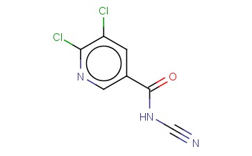 5,6-DICHLORO-N-<span class='lighter'>CYANOPYRIDINE</span>-3-CARBOXAMIDE