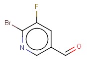 6-<span class='lighter'>Bromo-5-fluoronicotinaldehyde</span>
