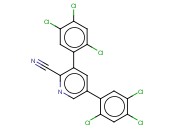 3,5-BIS(2,4,5-TRICHLOROPHENYL)-<span class='lighter'>2-CYANOPYRIDINE</span>