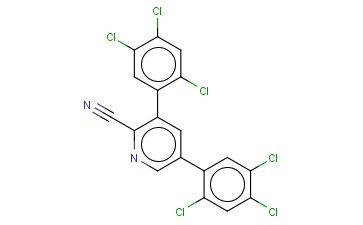 3,5-BIS(2,4,5-TRICHLOROPHENYL)-<span class='lighter'>2-CYANOPYRIDINE</span>