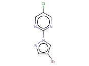 1-(5-CHLORO-2-PYRIMIDYL)-<span class='lighter'>4-BROMOPYRAZOLE</span>