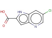 6-CHLORO-1H-<span class='lighter'>PYRROLO</span>[3,2-B]<span class='lighter'>PYRIDINE-2-CARBOXYLIC</span> ACID