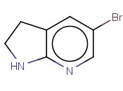 5-BROMO-<span class='lighter'>2,3-DIHYDRO-1H-PYRROLO</span>[<span class='lighter'>2,3-B</span>]<span class='lighter'>PYRIDINE</span>