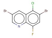 3,6-DIBROMO-5-CHLORO-8-FLUOROQUINOLINE
