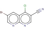 6-BROMO-4-CHLORO-1,8-NAPHTHYRIDINE-3-<span class='lighter'>CARBONITRILE</span>