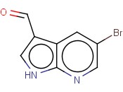 5-BROMO-1H-<span class='lighter'>PYRROLO</span>[<span class='lighter'>2,3-B</span>]<span class='lighter'>PYRIDINE</span>-3-CARBALDEHYDE