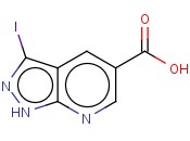 3-<span class='lighter'>IODO</span>-1H-PYRAZOLO[3,4-B]PYRIDINE-5-CARBOXYLIC ACID