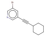 3-BROMO-5-(CYCLOHEXYLETHYNYL)PYRIDINE