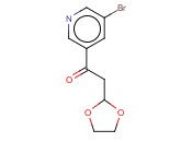 1-(5-BROMO-PYRIDIN-3-YL)-2-(1,3-DIOXOLAN-2-YL)-ETHANONE