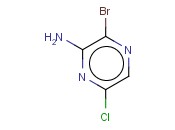 2-AMINO-3-BROMO-6-CHLOROPYRAZINE