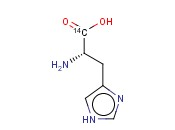 HISTIDINE, <span class='lighter'>L-</span>[CARBOXYL-14C]