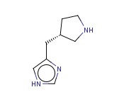 1H-咪唑,5-[(3S)-3-<span class='lighter'>吡咯烷</span>基<span class='lighter'>甲基</span>]-
