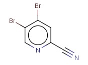 4,5-DIBROMO-2-<span class='lighter'>CYANOPYRIDINE</span>