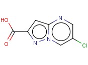 6-CHLOROPYRAZOLO[<span class='lighter'>1,5-A</span>]<span class='lighter'>PYRIMIDINE</span>-2-CARBOXYLIC ACID