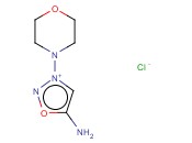 5-氨基-3-(4-<span class='lighter'>吗</span><span class='lighter'>啉</span><span class='lighter'>基</span>)-1,2,3-噁二唑鎓盐酸盐