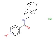 N-(1-ADAMANTYLMETHYL)<span class='lighter'>ISONICOTINAMIDE</span> 1-OXIDE HYDROCHLORIDE