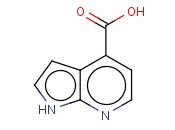 1H-<span class='lighter'>PYRROLO</span>[<span class='lighter'>2,3-B</span>]<span class='lighter'>PYRIDINE</span>-4-CARBOXYLIC ACID