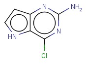 4-CHLORO-5H-<span class='lighter'>PYRROLO</span>[<span class='lighter'>3,2-D</span>]<span class='lighter'>PYRIMIDIN</span>-2-AMINE