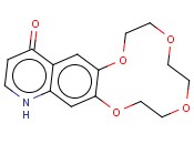 2,3,5,6,8,9-HEXAHYDRO-1,4,7,10-TETRAOXACYCLODODECINO[2,3-G]QUINOLIN-15(12H)-ONE