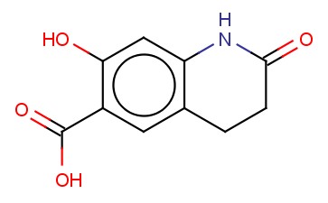 <span class='lighter'>1,2,3,4-TETRAHYDRO-7-HYDROXY-2-OXO-6-QUINOLINECARBOXYLIC</span> ACID