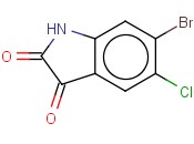 6-溴-5-<span class='lighter'>氯</span>-1H-<span class='lighter'>吲哚</span>-2,3-二酮
