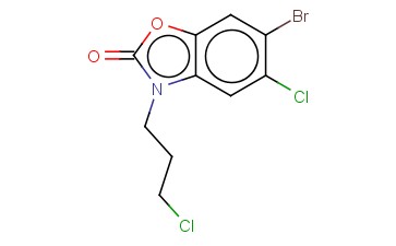 2-BENZOXAZOLINONE, 6-BROMO-5-CHLORO-3-(3-CHLOROPROPYL)-