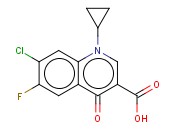 7-Chloro-1-cyclopropyl-6-fluoro-1,4-dihydro-4-oxoquinoline-3-carboxylic acid