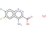 <span class='lighter'>4-AMINO-7-CHLORO-6-FLUORO-3-CINNOLINECARBOXYLIC</span> ACID <span class='lighter'>HYDRATE</span>