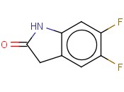 <span class='lighter'>5,6</span>-<span class='lighter'>二</span><span class='lighter'>氟</span><span class='lighter'>二</span><span class='lighter'>氢</span><span class='lighter'>吲哚</span>-2-<span class='lighter'>酮</span>
