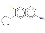 2-QUINOXALINAMINE, 6-FLUORO-7-(1-PYRROLIDINYL)-