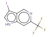 3-IODO-6-(TRIFLUOROMETHYL)-<span class='lighter'>5-AZAINDOLE</span>