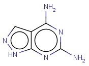 1H-PYRAZOLO[3,4-D]<span class='lighter'>PYRIMIDINE</span>-4,6-DIAMINE