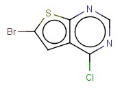 6-<span class='lighter'>溴</span>-4-氯<span class='lighter'>噻吩</span><span class='lighter'>并</span>[2,3-d]嘧啶