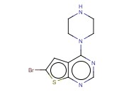 6-BROMO-4-(PIPERAZIN-1-YL)THIENO[2,3-D]PYRIMIDINE