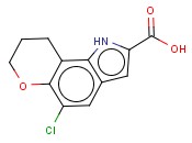 5-<span class='lighter'>氯</span>-1,7,8,9-四氢吡喃并[2,3-g]<span class='lighter'>吲哚</span>-2-羧酸