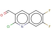2-氯-6,7-二氟-3-<span class='lighter'>喹啉</span><span class='lighter'>甲醛</span>