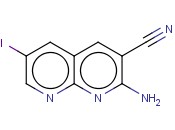 2-<span class='lighter'>AMINO</span>-6-IODO-[1,8]NAPHTHYRIDINE-3-<span class='lighter'>CARBONITRILE</span>