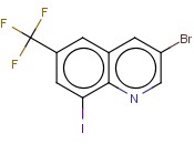 3-BROMO-8-IODO-6-(TRIFLUOROMETHYL)QUINOLINE