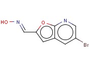 (E)-5-BROMOFURO[2,3-B]PYRIDINE-2-CARBALDEHYDE OXIME