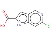 6-<span class='lighter'>氯</span>-<span class='lighter'>1H-</span><span class='lighter'>吡咯</span><span class='lighter'>并</span>[3,2-C]<span class='lighter'>吡啶</span>-2-<span class='lighter'>甲酸</span>