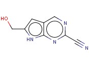 6-(HYDROXYMETHYL)-7H-PYRROLO[2,3-D]PYRIMIDINE-2-CARBONITRILE