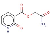 3-PYRIDINECARBOXYLIC ACID,1,2-DIHYDRO-2-OXO-,2-AMINO-2-OXOETHYL ESTER