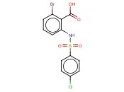 6-BROMO-2-[[(4-CHLOROPHENYL)SULFONYL]AMINO] BENZOIC ACID